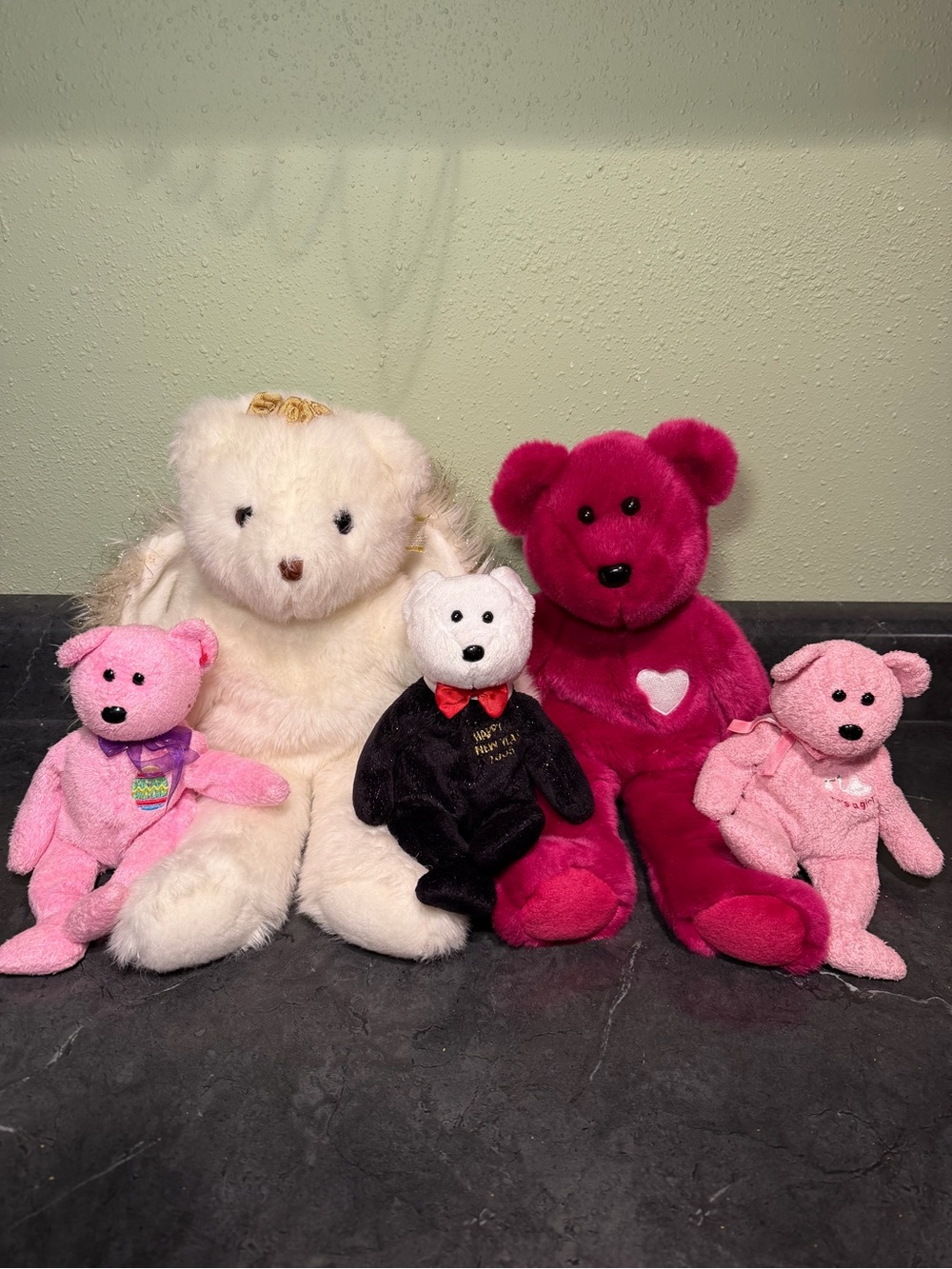 Ty Beanie Babies and Beanie Buddies Plush Bear Collection